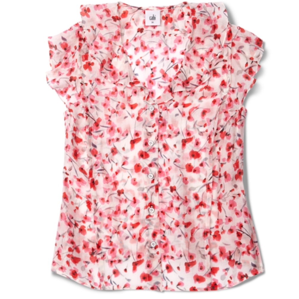 CAbi Besotted Top Size XXL